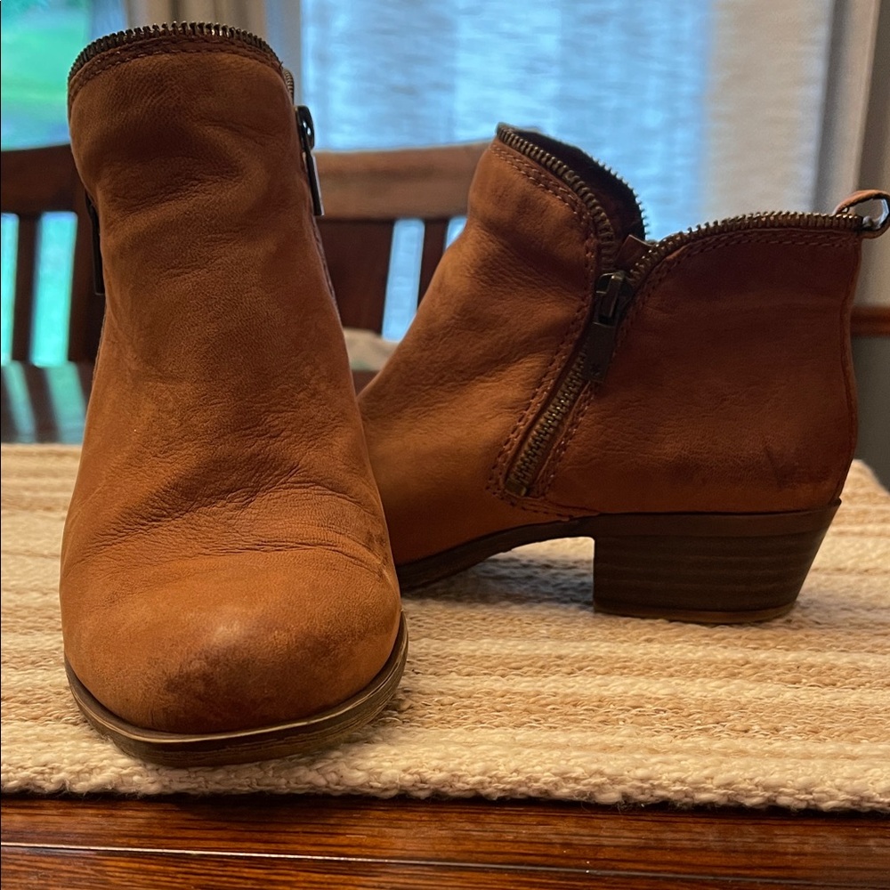 Lucky Brand Brown Ankle Booties